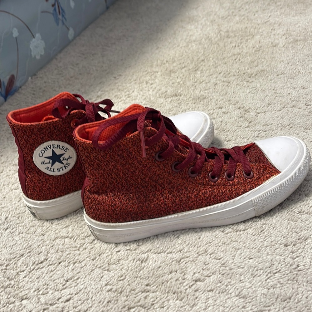 Converse with Lunarlon insole (red woven)
